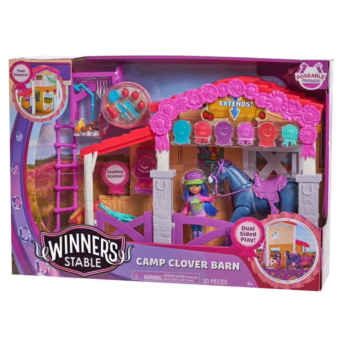 Playset Winners Stable (33 Pezzi)