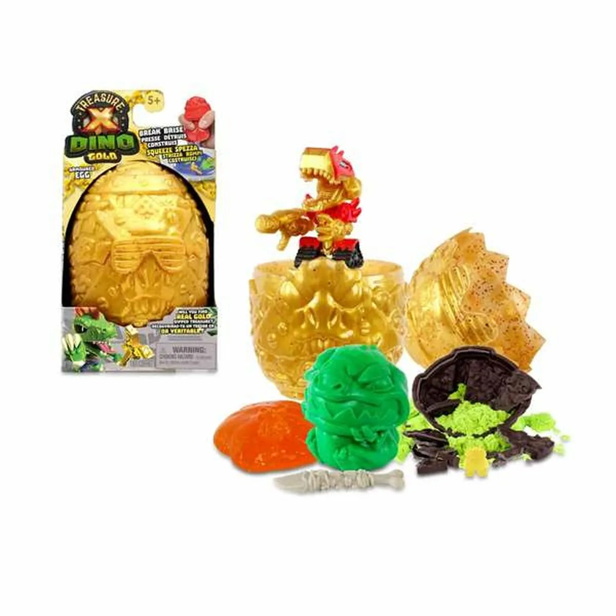 Personaggi d'Azione Treasure X Treasure Dino Gold Hunter Serie 2