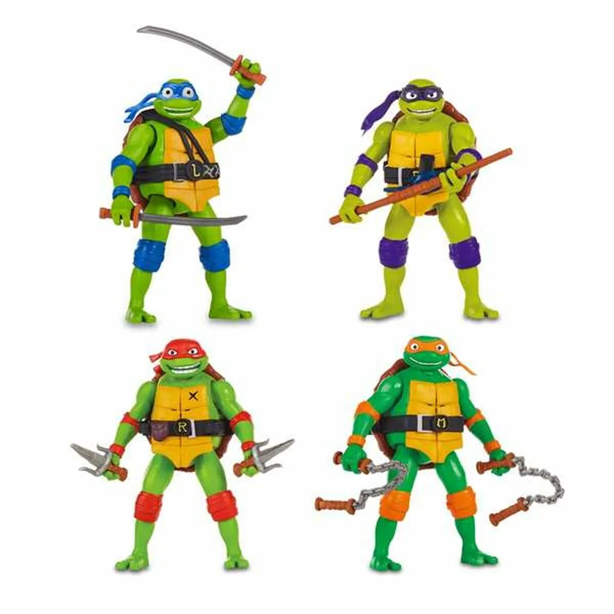 Statuetta Articolata Teenage Mutant Ninja Turtles Deluxe 7 cm