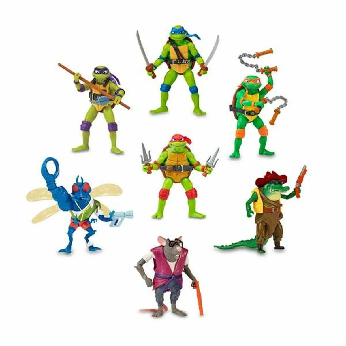 Statuetta Articolata Teenage Mutant Ninja Turtles 7 cm