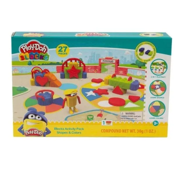 PLAYDOH BLOKS-FORME E COLORI 27 PZ.