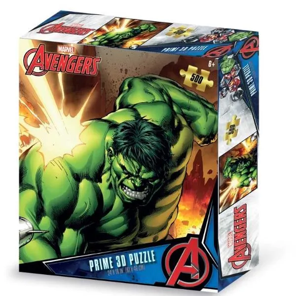 PUZZLE3D MARVEL HULK 500 PZ.