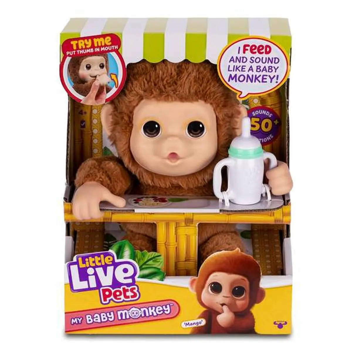 Animale Interattivo Famosa My Baby Monkey Little Live Pets