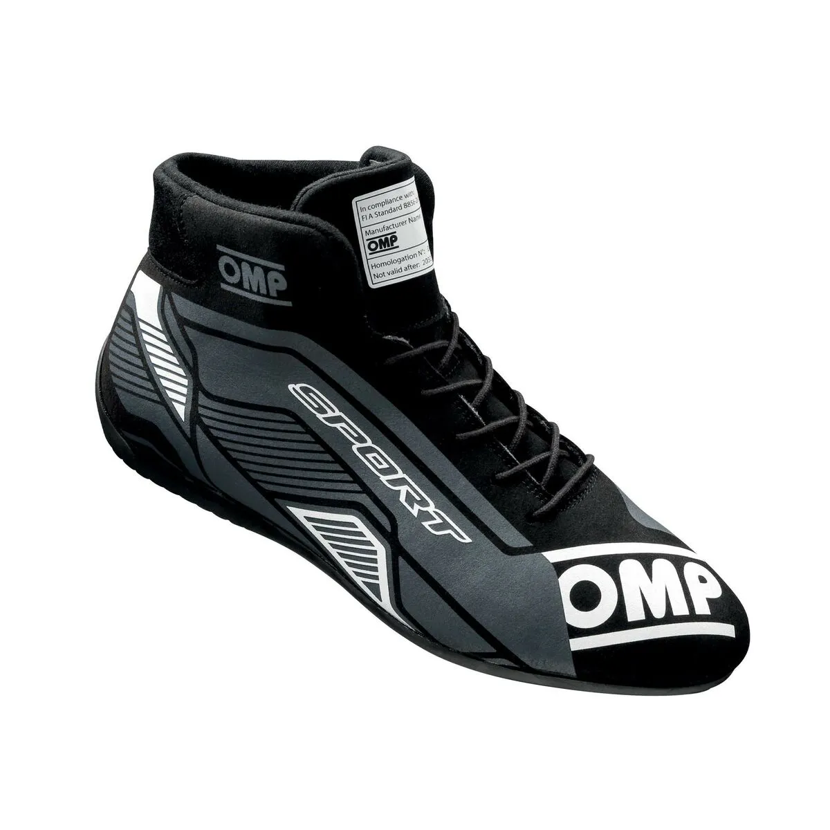 Stivali Racing OMP OMPIC/82907637 Bianco/Nero