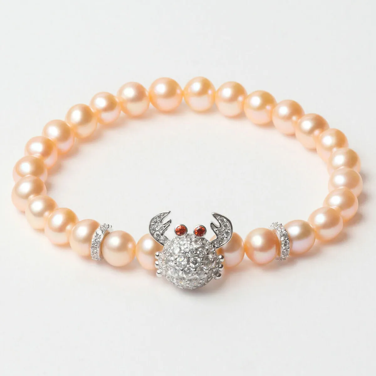 Bracciale Donna Lancaster JLA-BR-CRAB-1-PE Argentato Arancio Argento puro 16 mm