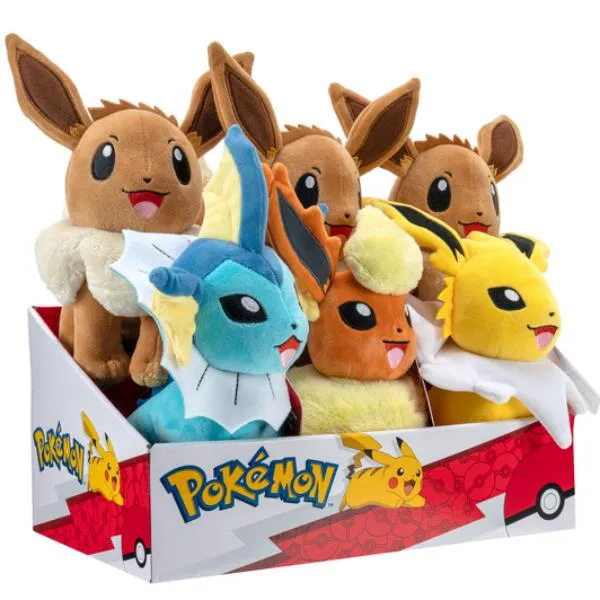 PKMN  PELUCHE EEVEE 20CM ASS.6