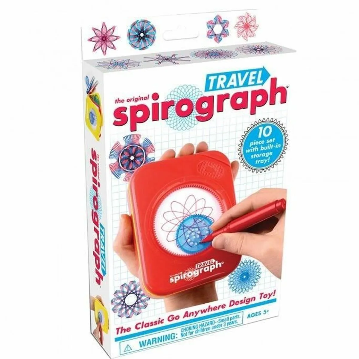 Set da Disegno Spirograph Silverlit travel Multicolore 10 Pezzi