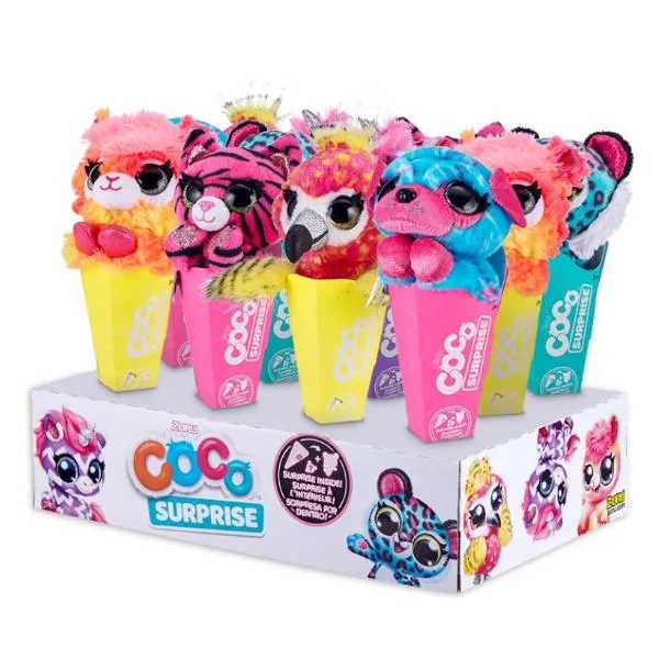 COCO 12 PELUCHE ASSORTITI NEON