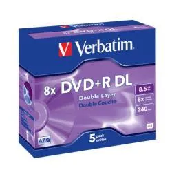 DVDR DOUBLE LAYER 8.5GB 8X CF.5  )