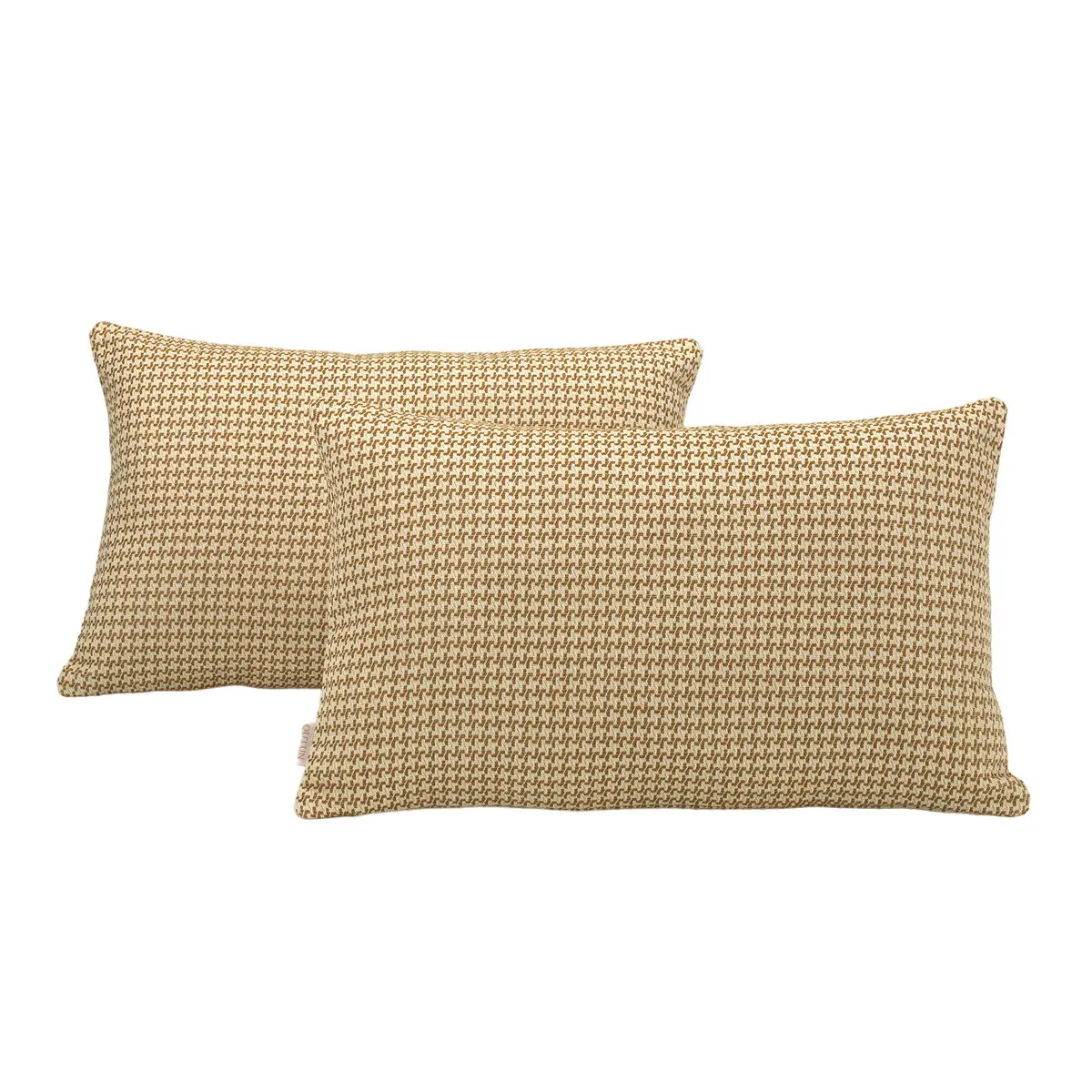 Fodera per cuscino Alexandra House Living Ocra 30 x 50 cm 2 Unità