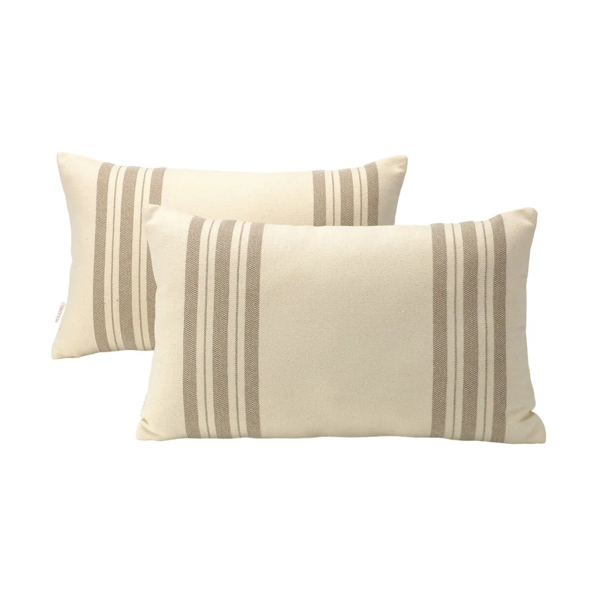 Fodera per cuscino Alexandra House Living Beige 30 x 50 cm 2 Unità