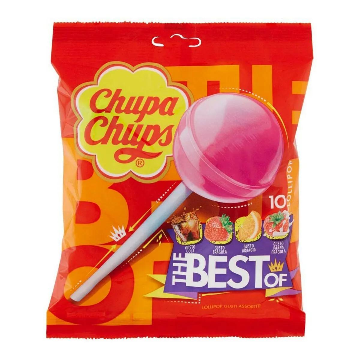 Caramelle Chupa Chups Original Frutta (10 uds)