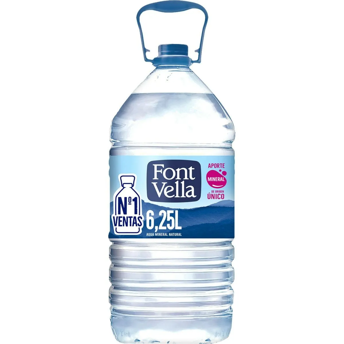 Bidone d'Acqua Font Vella 6,25 L Acqua Minerale Naturale