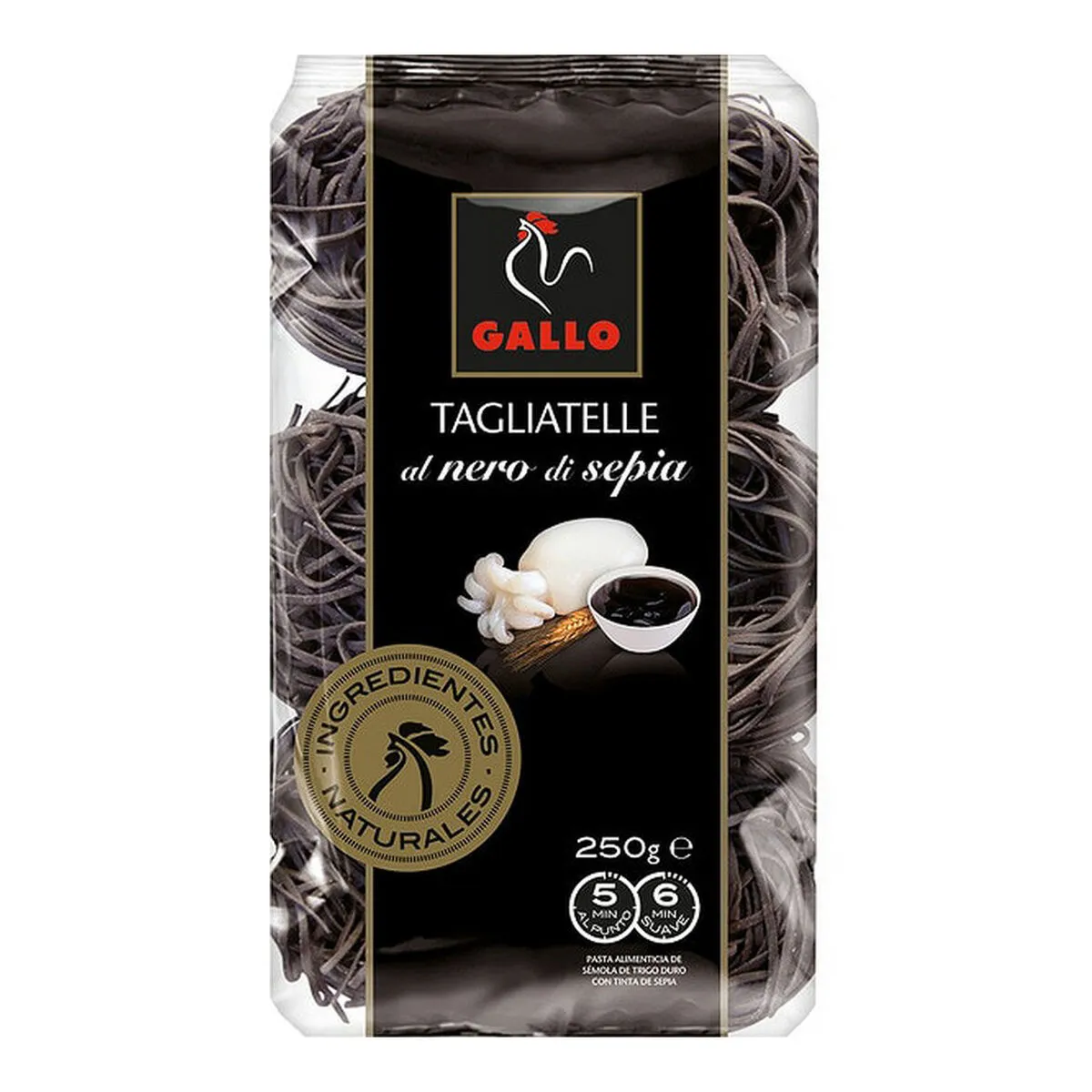 Tagliatelle Gallo Nero di Sepia Nido (250 g)