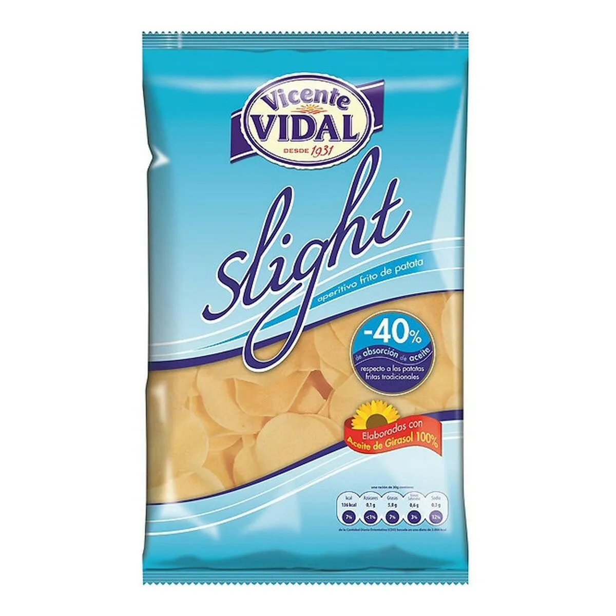 Patate Fritte Ligth Vicente Vidal (120 g)