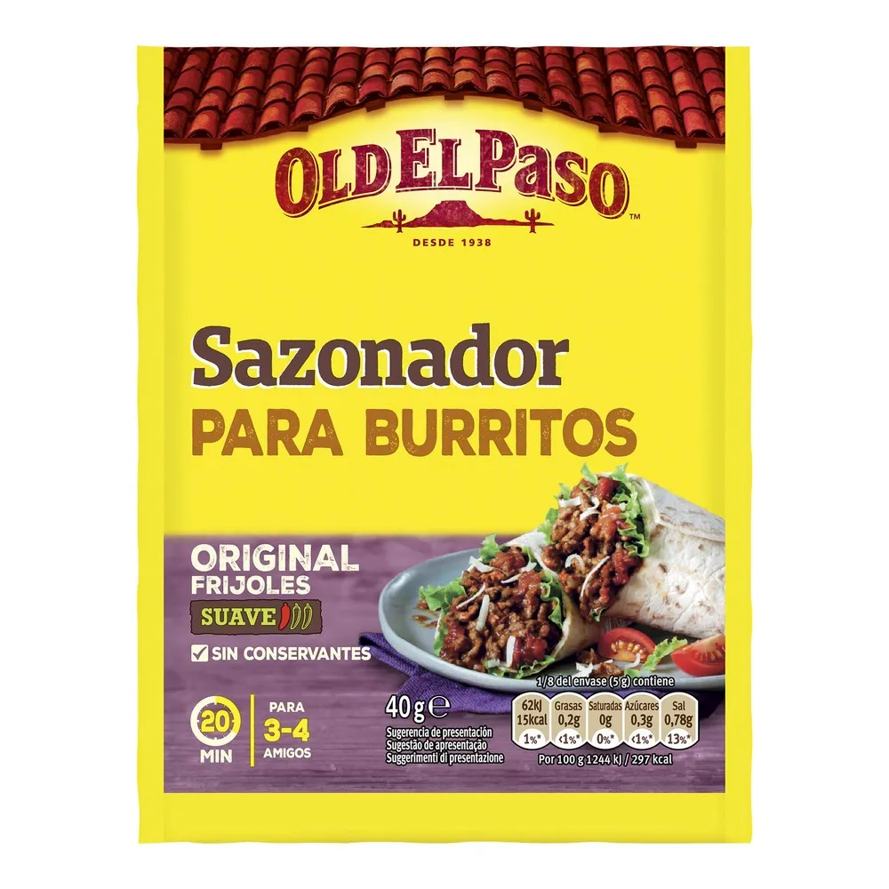 Condimento Old El Paso Burritos (40 g)