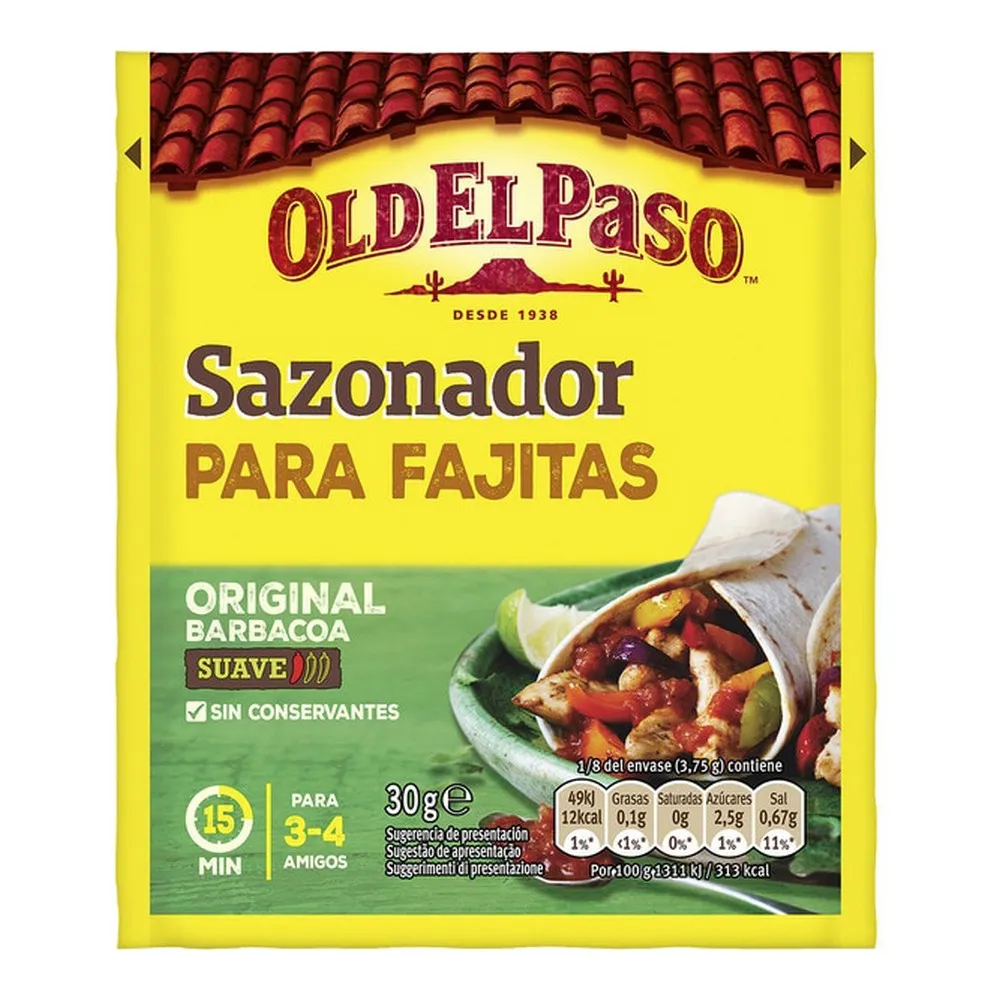 Condimento Old El Paso Fajitas Messicane (30 g)