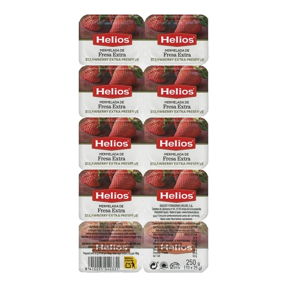 Marmellata Helios Diet Fragola (10 uds)