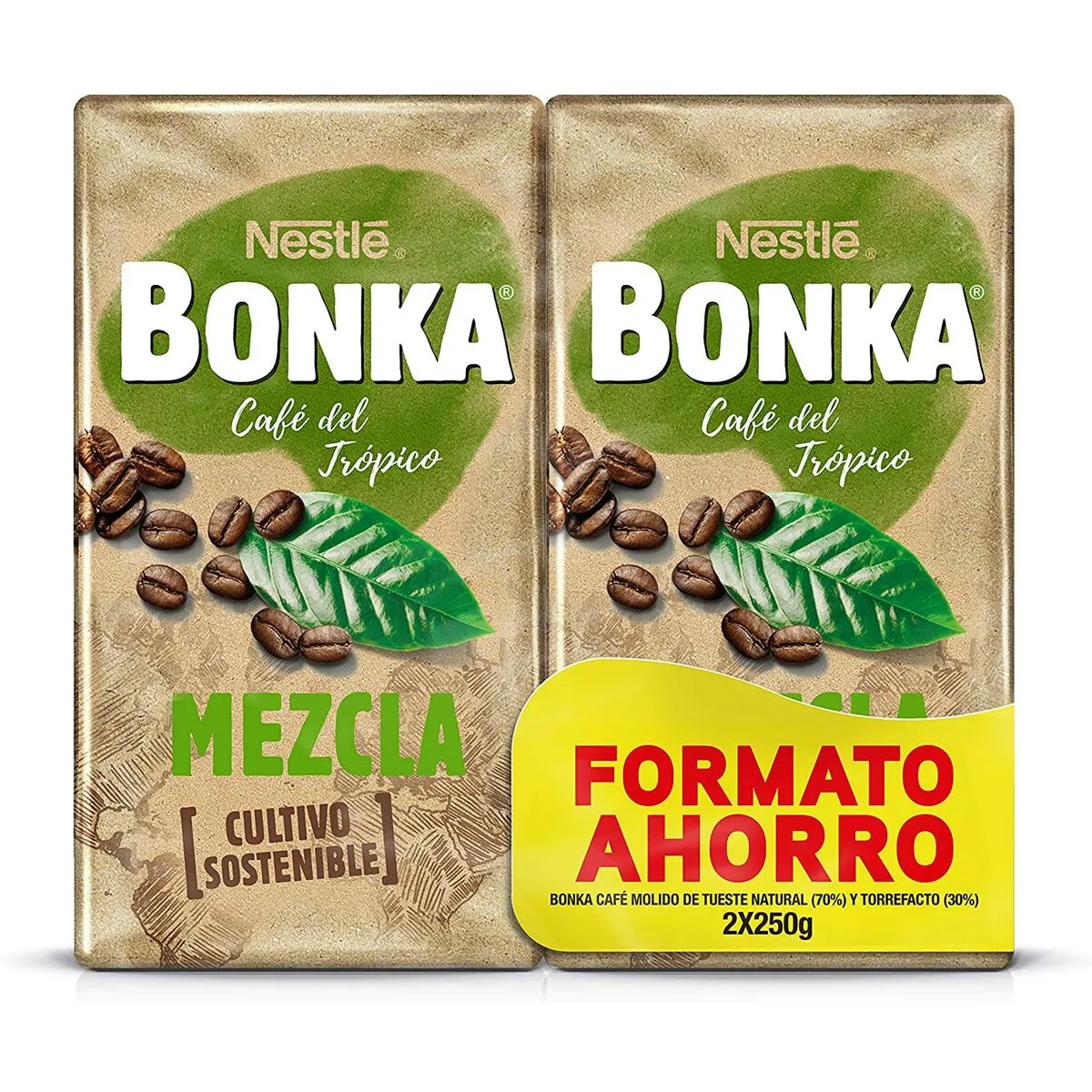 Caffè Macinato Bonka Tropico Mezcla 2 x 250 g