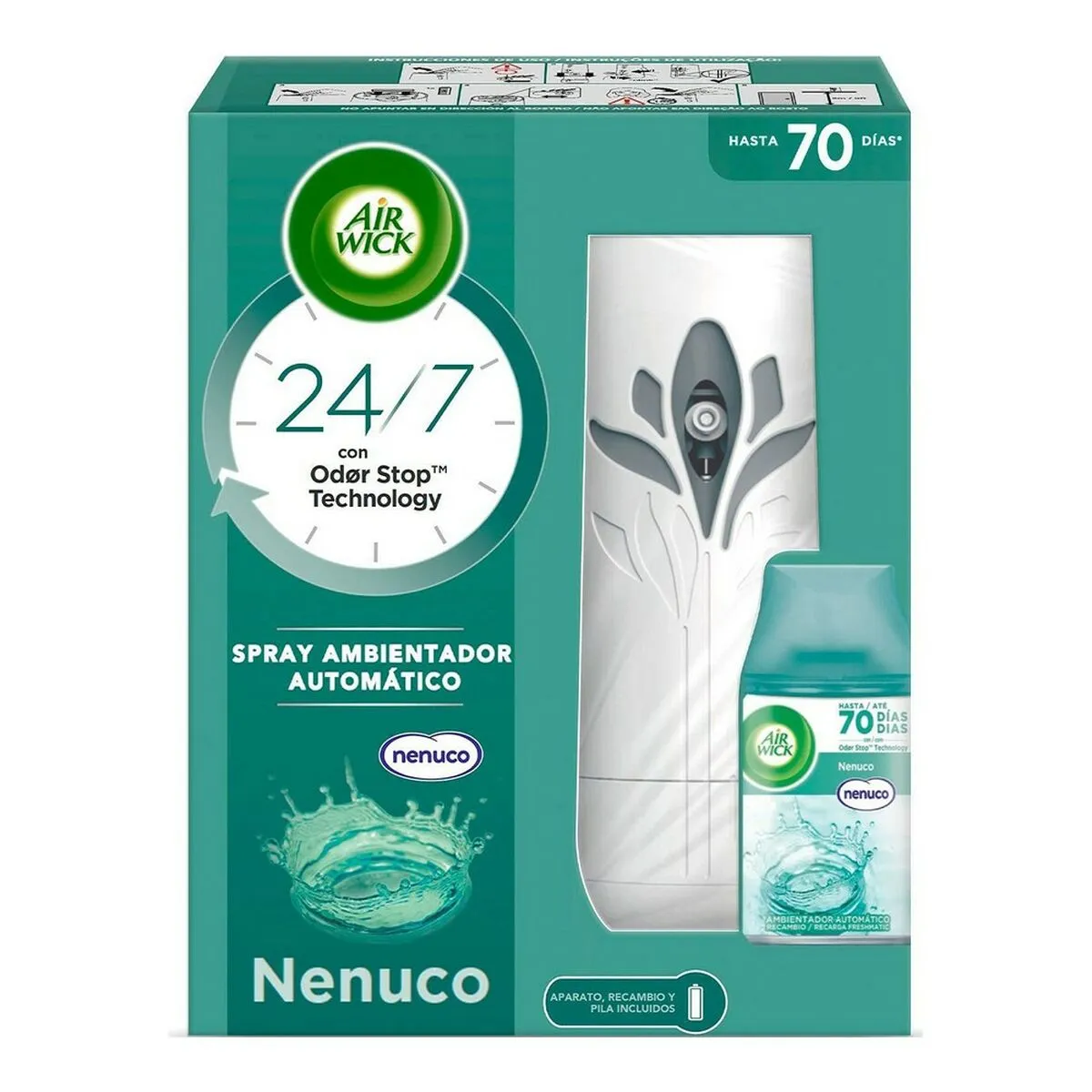 Diffusore Automatico Per Ambienti FreshMatic Nenuco Air Wick (250 ml)