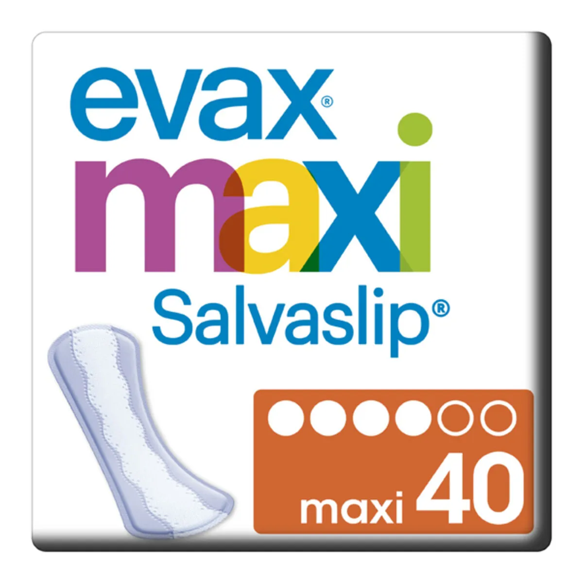 Salvaslip maxi Evax (40 uds)