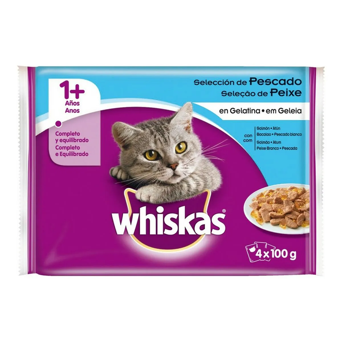 Cibo per gatti Whiskas 150810 (4 x 100 g)