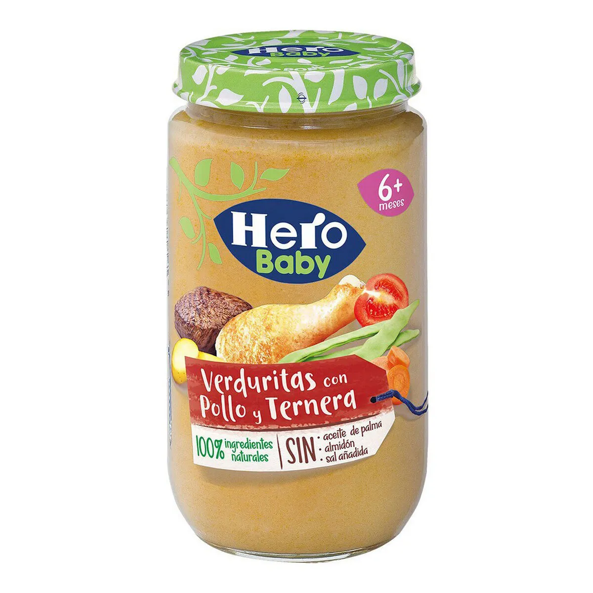 Omogeneizzato Hero Verdure Pollo Carne di vitello (235 gr)