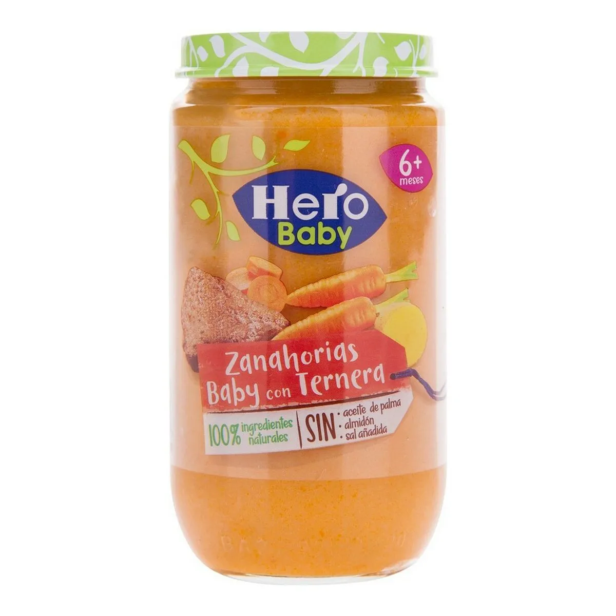 Omogeneizzato Hero Carota Grattugiata Carne di vitello (235 gr)