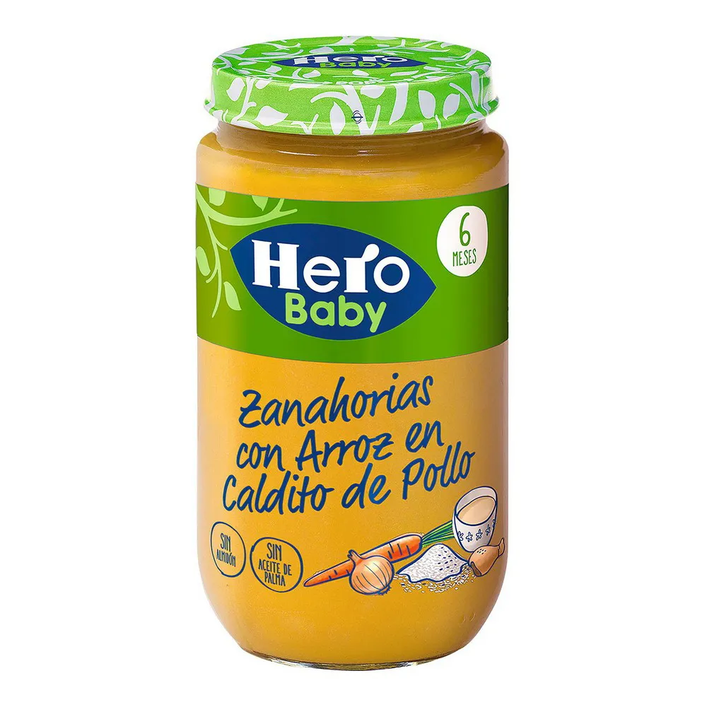 Omogeneizzato Hero Riso Zanahoria Caldo de Pollo (235 gr)