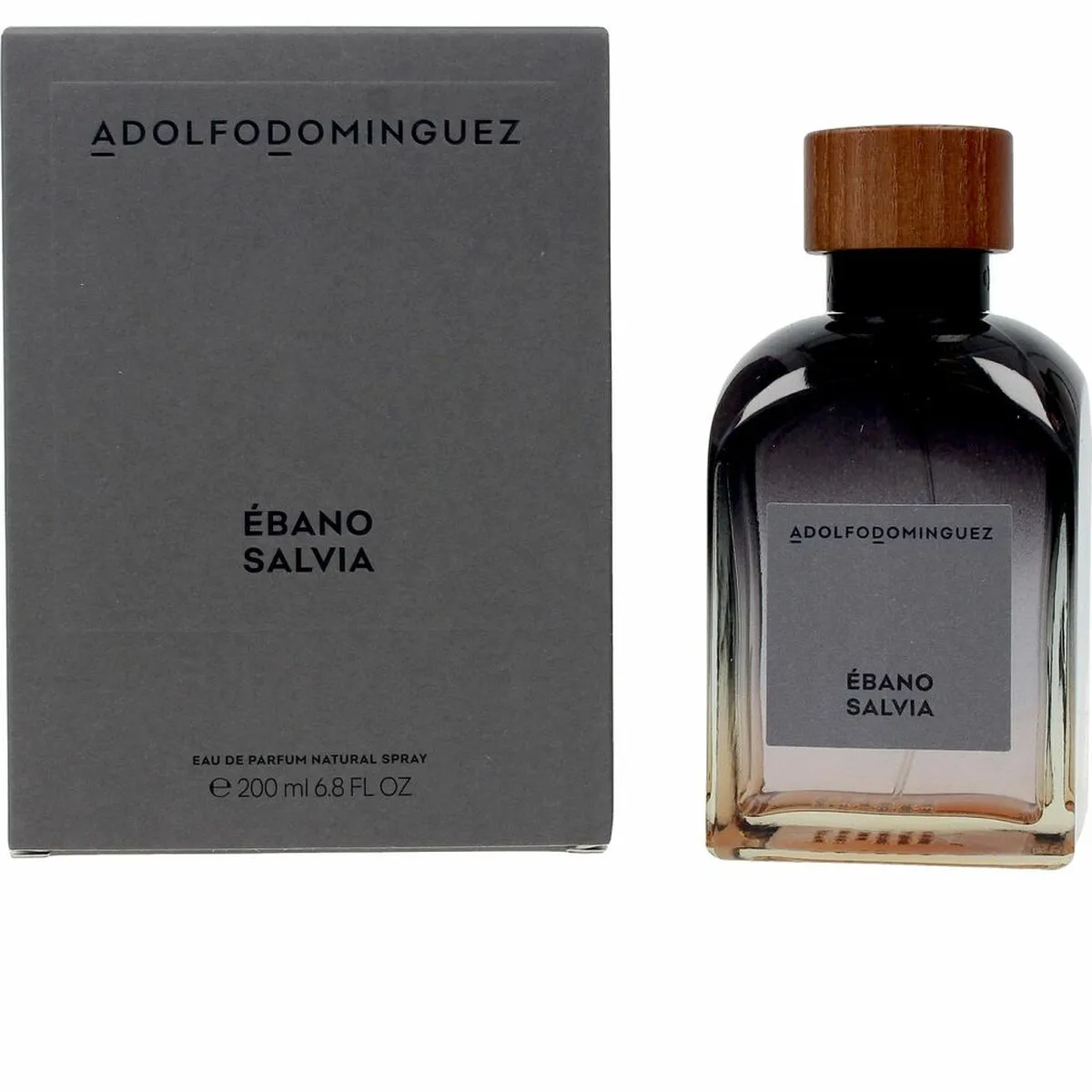 Profumo Uomo Adolfo Dominguez Ébano Salvia EDP 200 ml