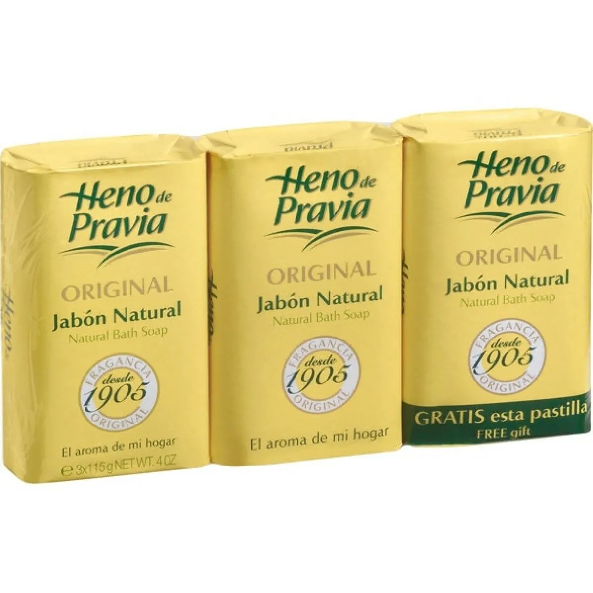 Sapone per le Mani Heno De Pravia 8410225505181 3 x 125 g