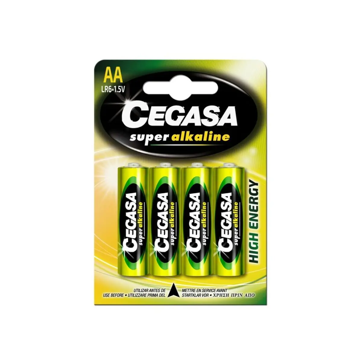 Batterie Alcaline Cegasa B.LR6 AA 1,5V (4 uds)