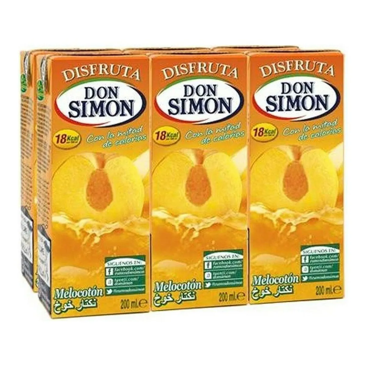 Nettare Don Simon Disfruta Pesca (6 x 200 ml)