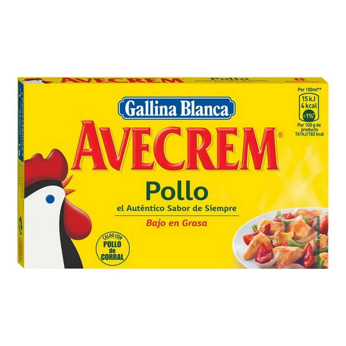 Brodo Avecrem Pollo Tavoletta (8 uds)