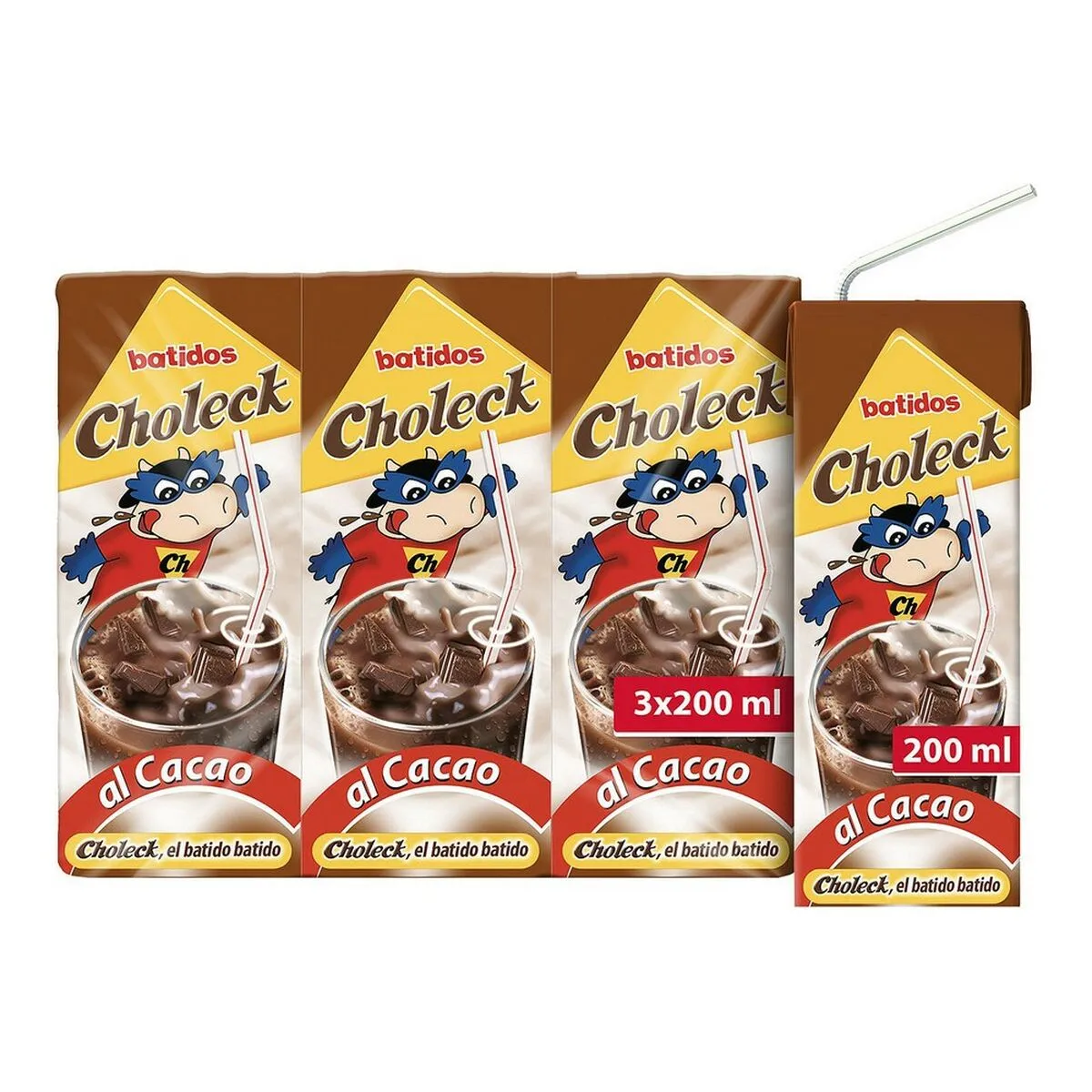 Frullato Choleck Cacao (3 x 200 ml)