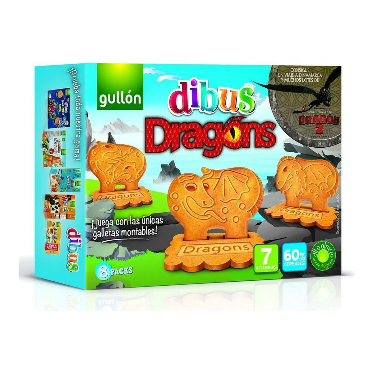 Biscotti Gullón Dibus Dragons (300 g)