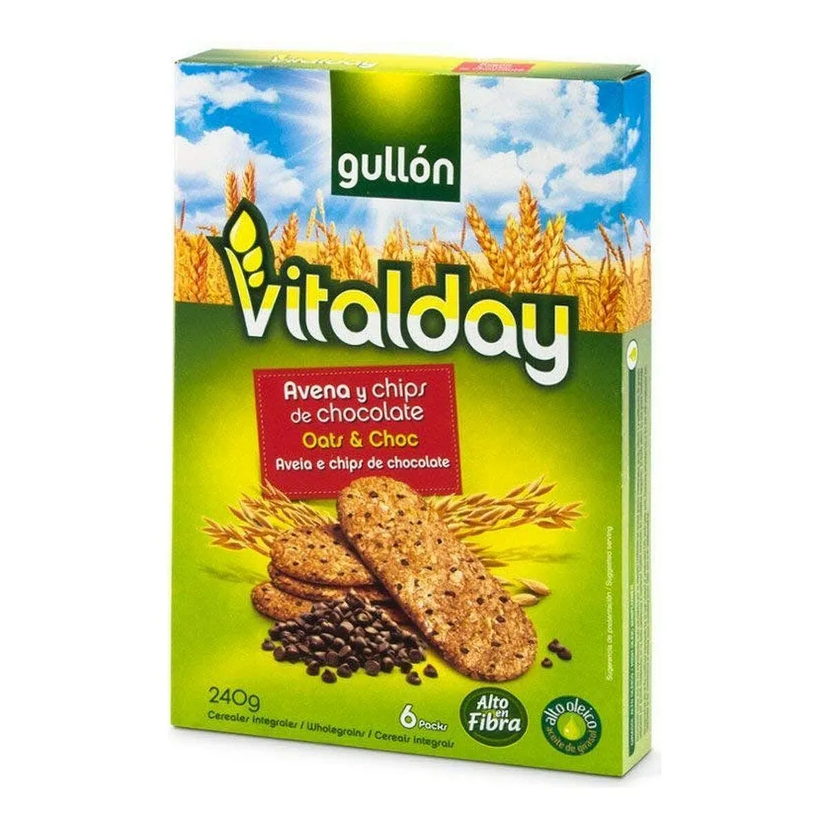 Biscotti Gullón Vitalday Avena (240 g)