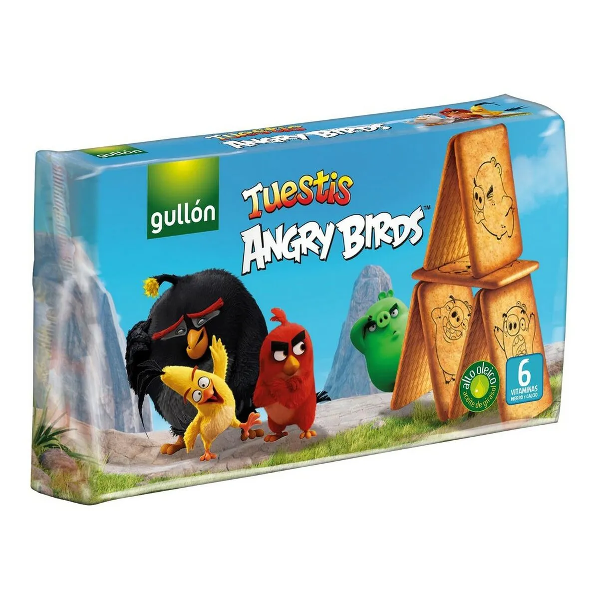 Biscotti Gullón Tuestis Angry Birds (400 g)