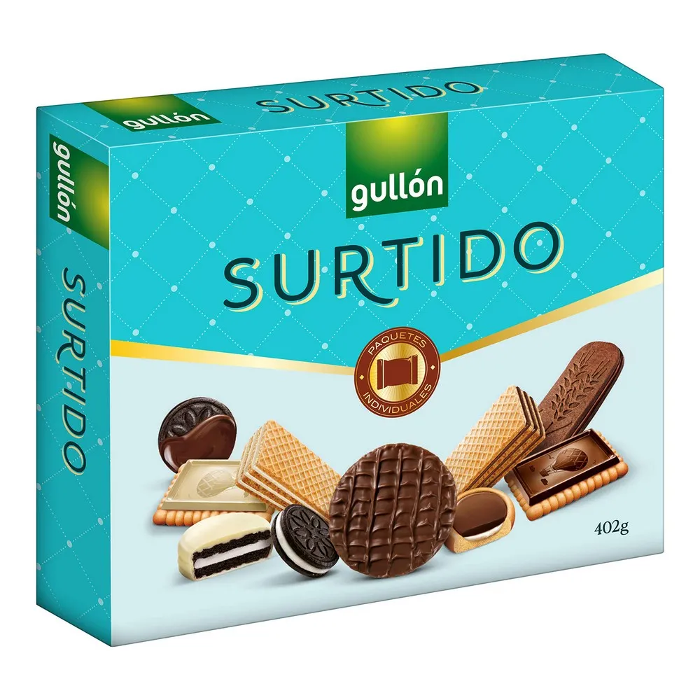 Chocolate Biscuits Gullón Premium Assortimento (402 g)