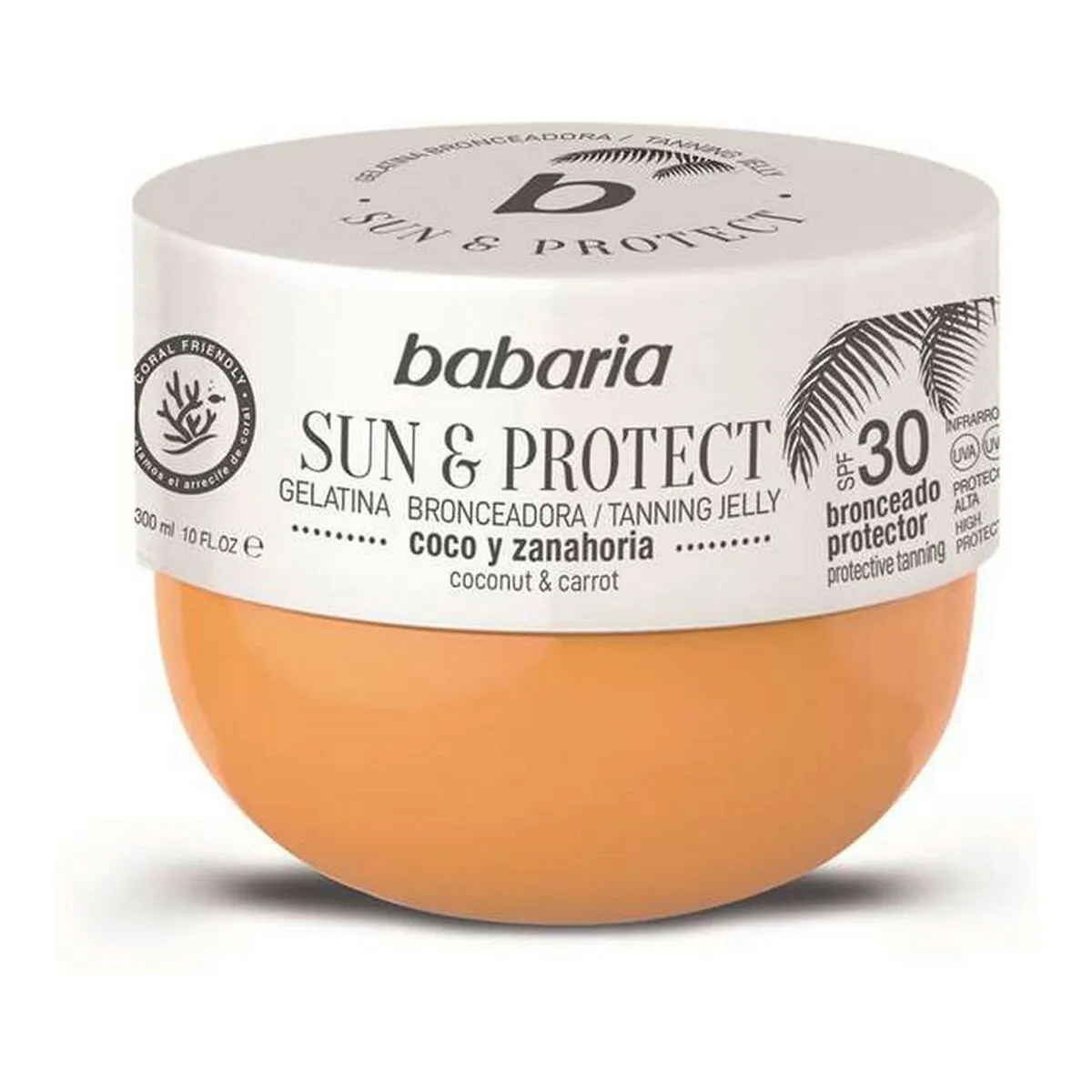 Gelatina Abbronzante Babaria Babaria F30 Cocco Spf 30 300 ml (300 ml)