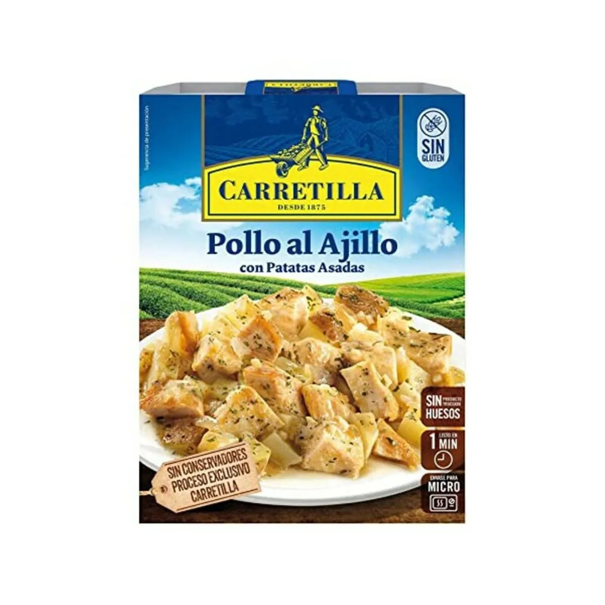 Pollo all'aglio Carretilla