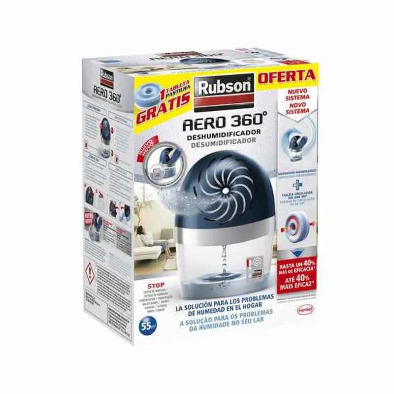 Deumidificatore Rubson Aero 360 Ricaricabile Senza fili 450 g