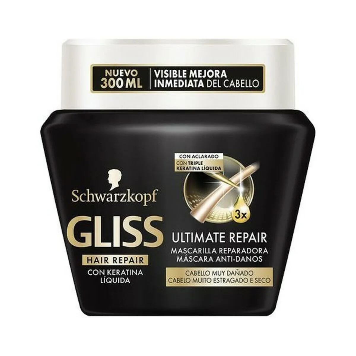 Maschera per Capelli Ultimate Gliss (300 ml)