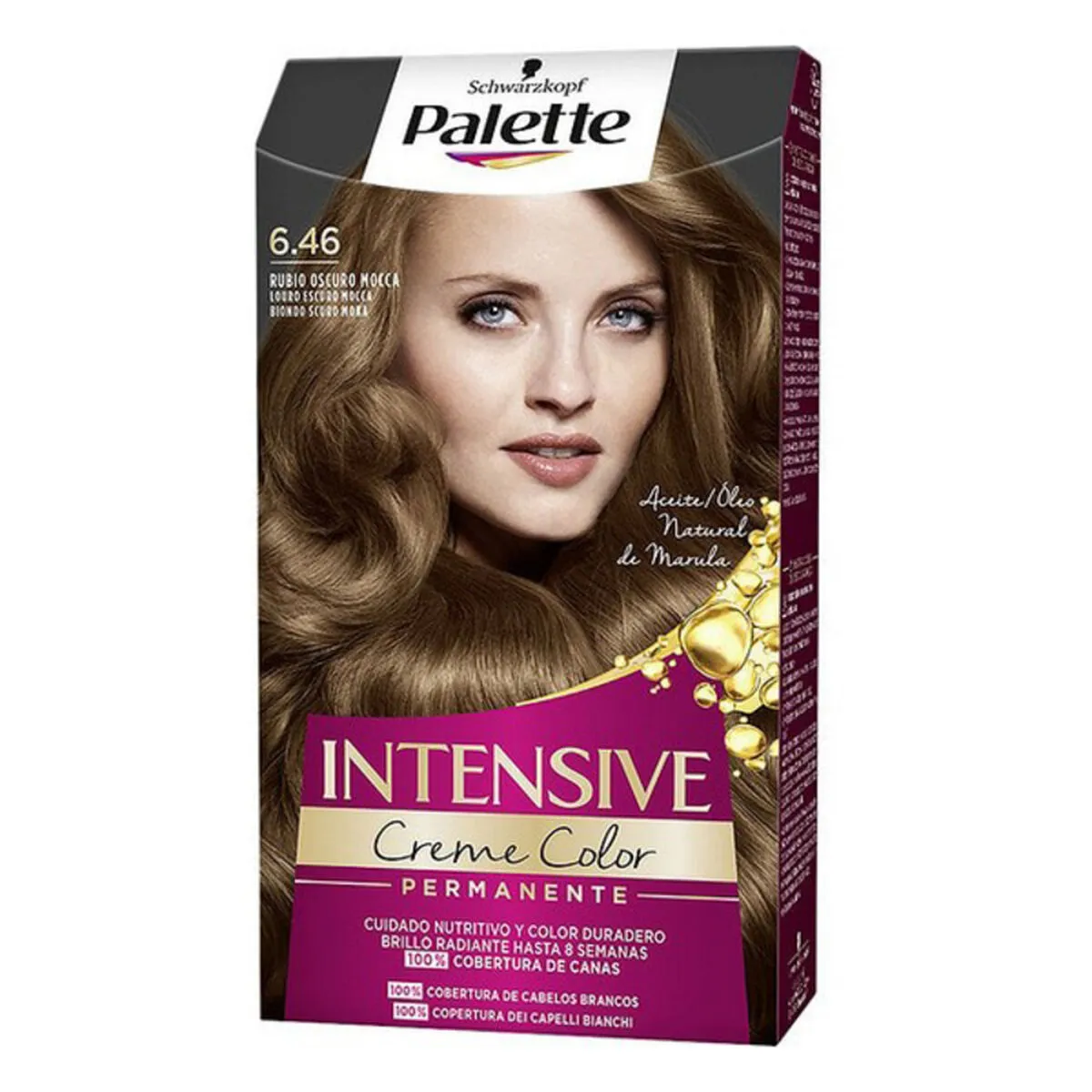 Tintura Permanente Palette Schwarzkopf Biondo Scuro N 6,46