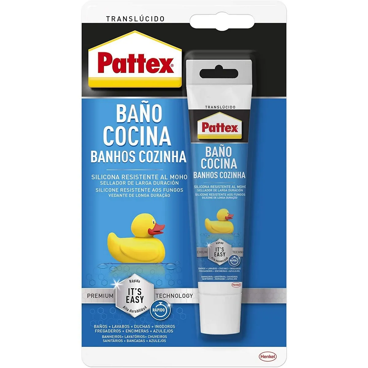 Sigillante Pattex Silicone Cucina Bagni Bianco 50 ml