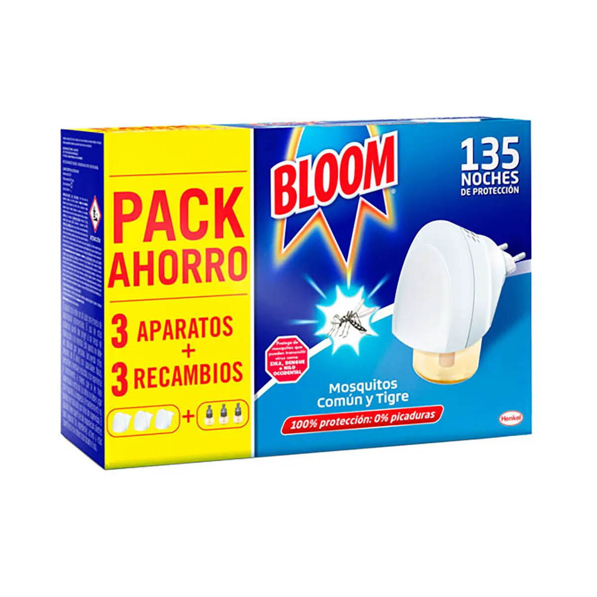 Repellente per Zanzare Comuni e Tigre Bloom Bloom 6 Pezzi