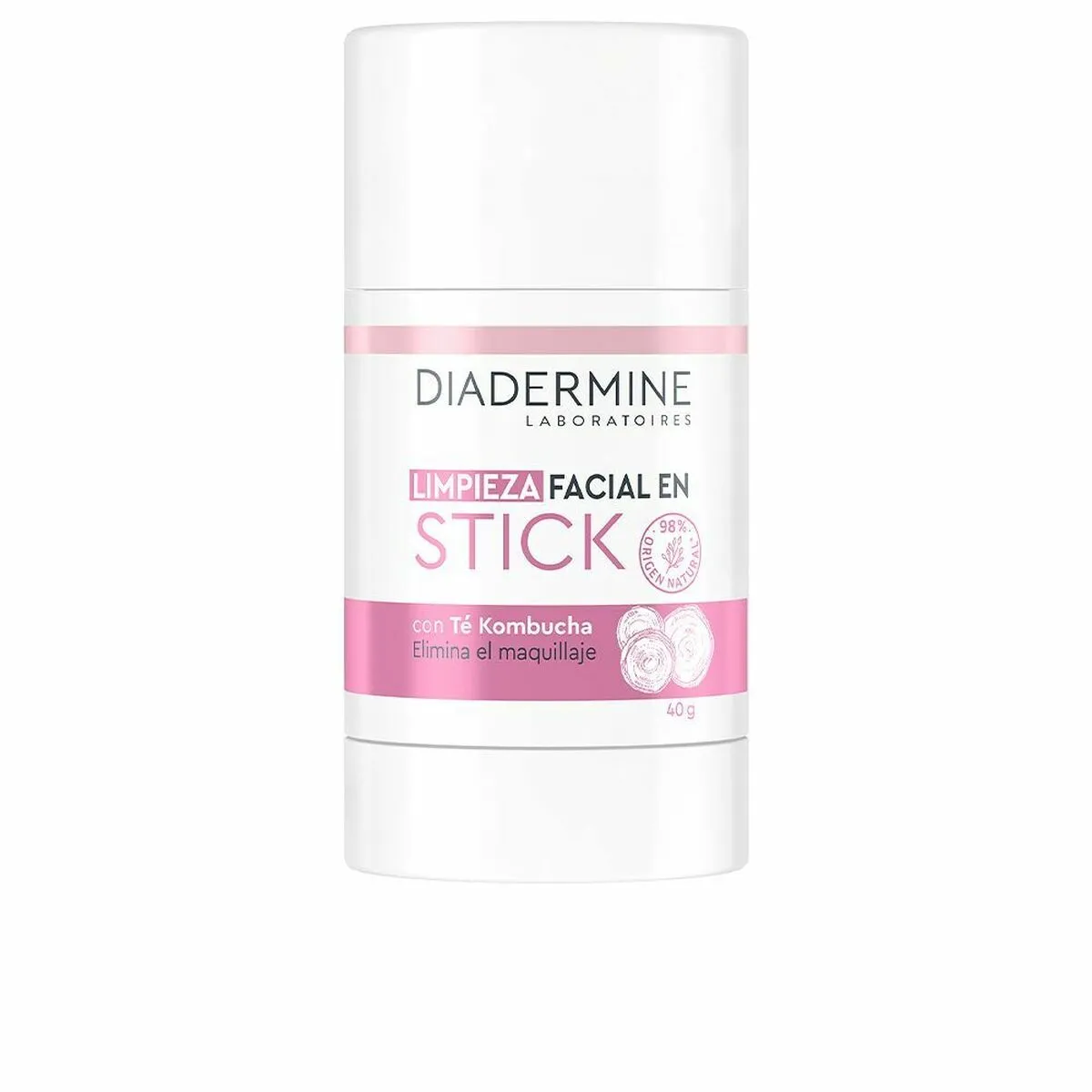 Detergente Viso Diadermine Cuidado Esencial Stick Kombucha 40 g