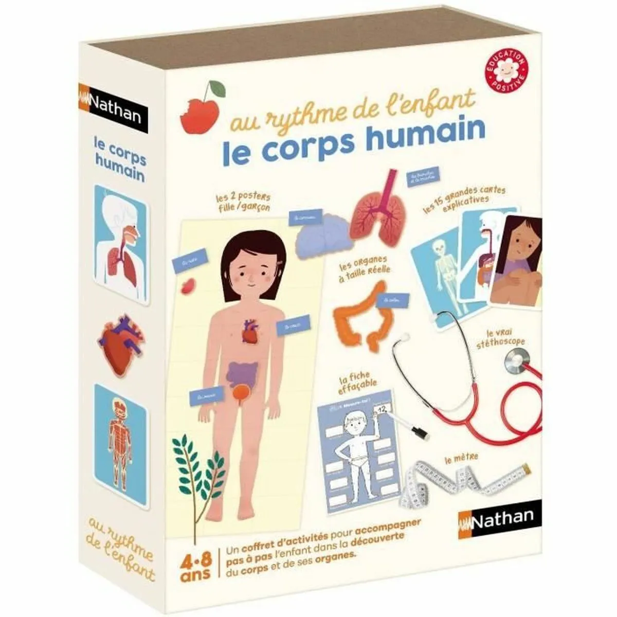 Gioco Educativo Nathan Au rythme de l´enfant  le corps humain (FR) (1 Pezzi)