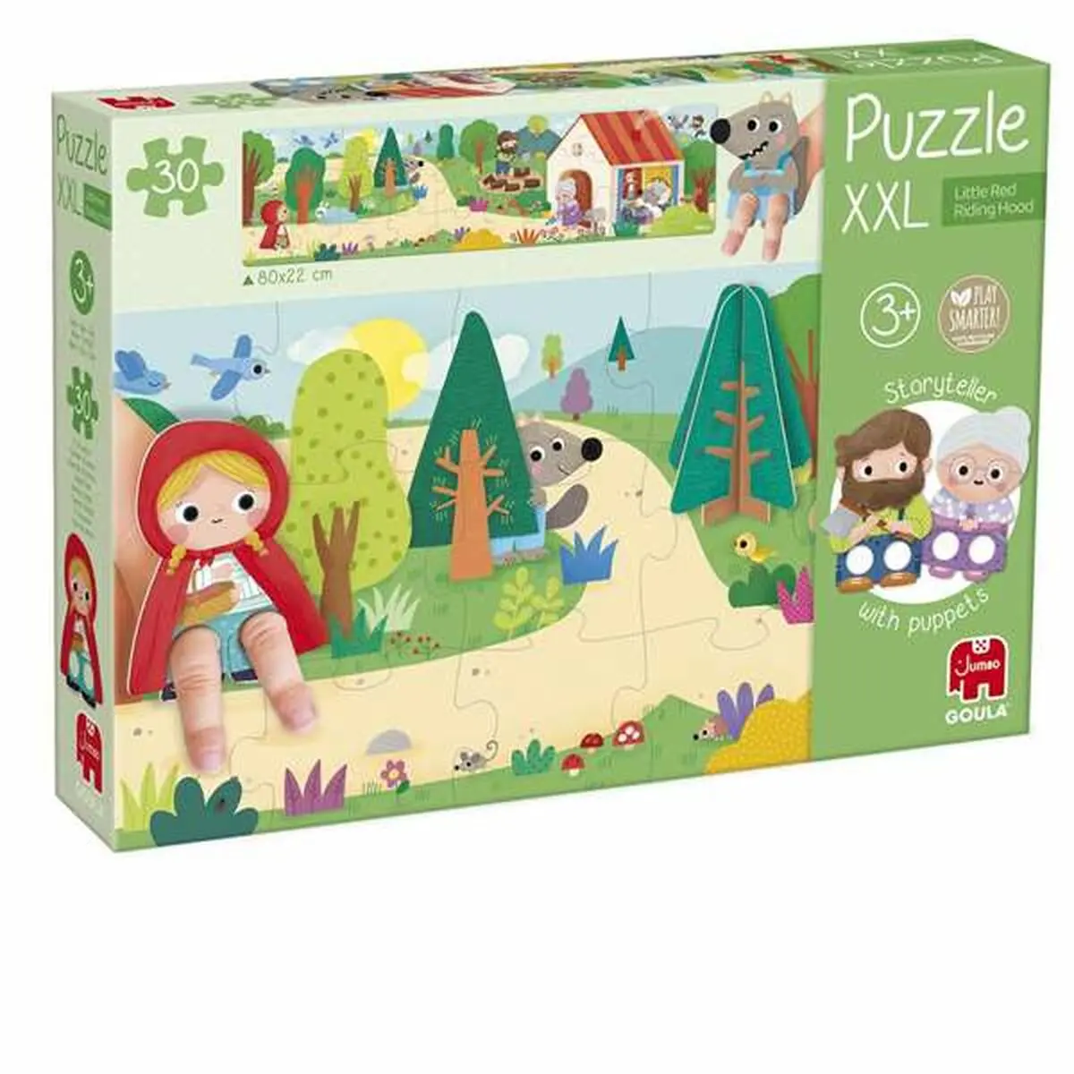 Puzzle per Bambini Diset XXL Cappuccetto Rosso 30 Pezzi