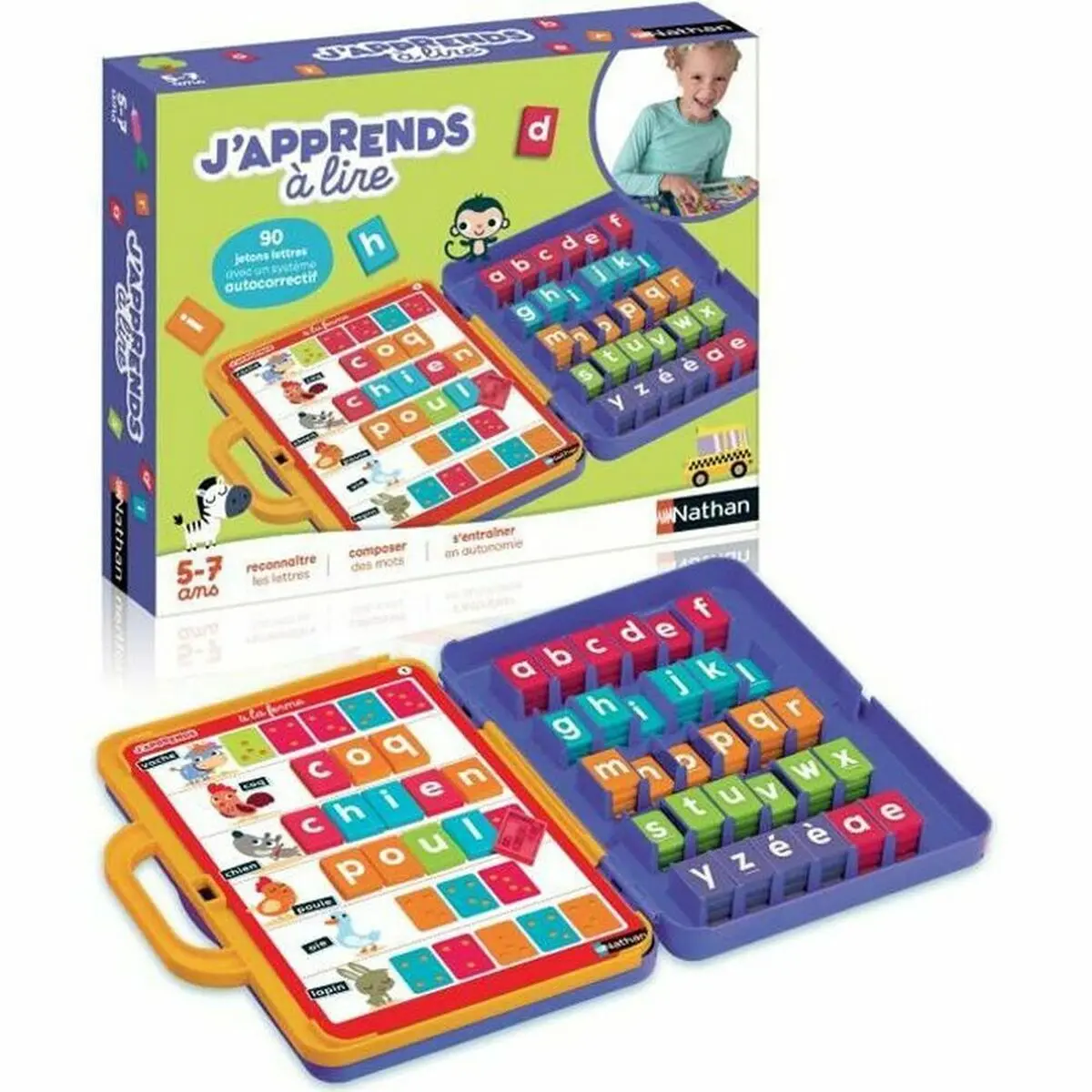 Gioco Educativo Prima Infanzia Nathan I'm learning to read Multicolore